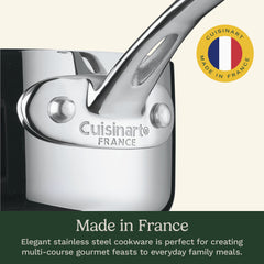 French Classic Tri-Ply Stainless Cookware 10 Piece Set