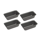 4-pc 5.5" x 2.5" Mini Loaf Pan Set