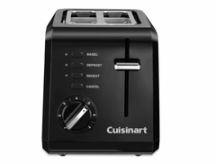 2 Slice Compact Plastic Toaster