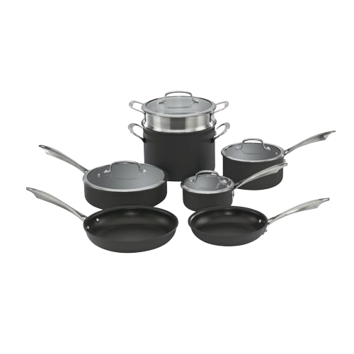 Dishwasher Safe Anodized Cookware 11 Piece Set