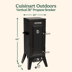 Vertical 36" Propane Smoker