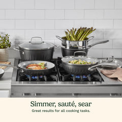 11-Pc Color Impressions Ceramic Nonstick Set