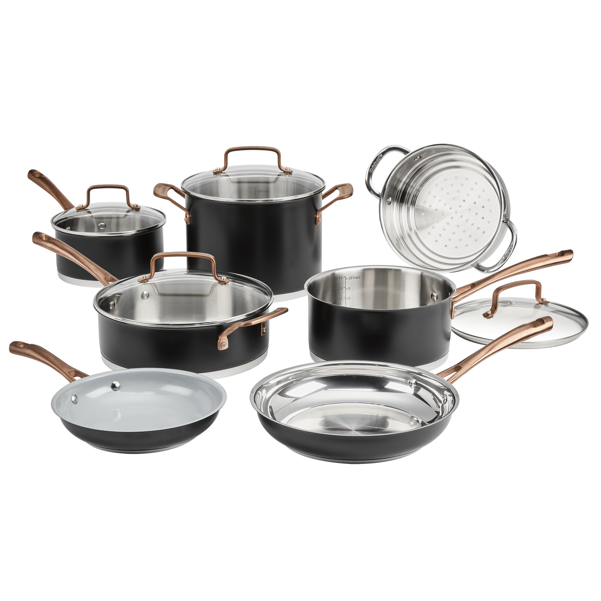 11pc Matte Black Elegance Set
