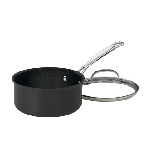 Chef's Classic™ Non-Stick Hard Anodized 1.5 Quart Saucepan with Cover