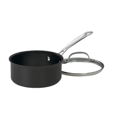 Chef's Classic™ Non-Stick Hard Anodized 1.5 Quart Saucepan with Cover