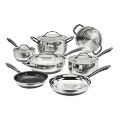 Radiant Pro Stainless with Brushed Titanium Finish 11-Pc Set