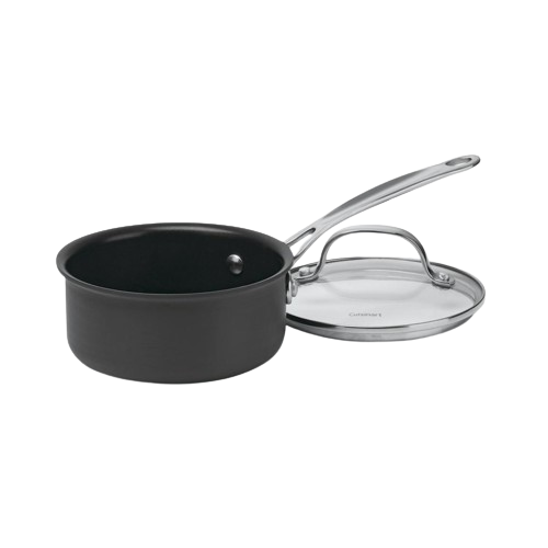 Chef's Classic™ Nonstick Hard Anodized 1 Quart Saucepan with Cover