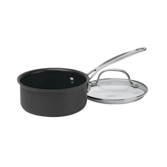Chef's Classic™ Nonstick Hard Anodized 1 Quart Saucepan with Cover
