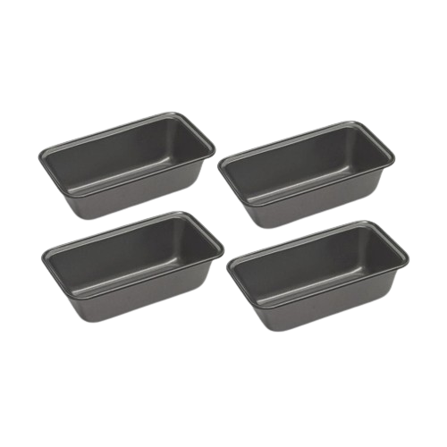 4-pc 5.5" x 2.5" Mini Loaf Pan Set
